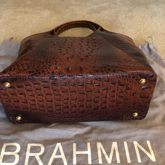 Pecan Brahmin Melbourne Handbag - Picture 4 of 8